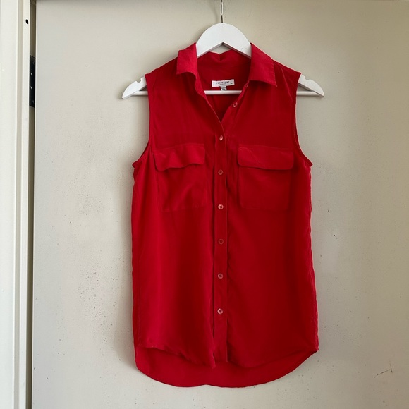Equipment Tops - Equipment Slim Signature Silk Tank